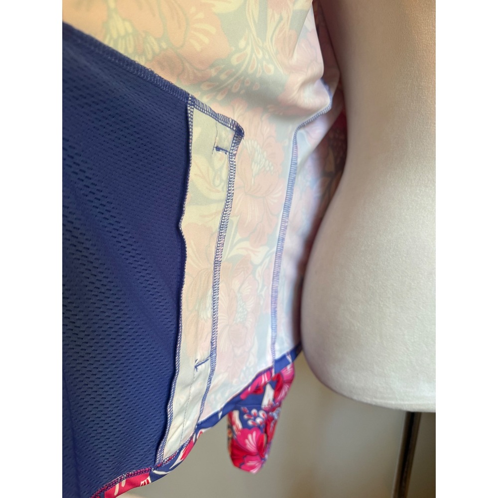 Sigrid Olsen Golf Tennis Floral Full Zip Jacket Pink Blue XL Tropical floral pre - Picture 4 of 6